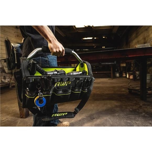 18 Inch Pro Tool Tote with Rotating Handle for Easy Tool Access, Water-Resistant - Picture 5 of 6